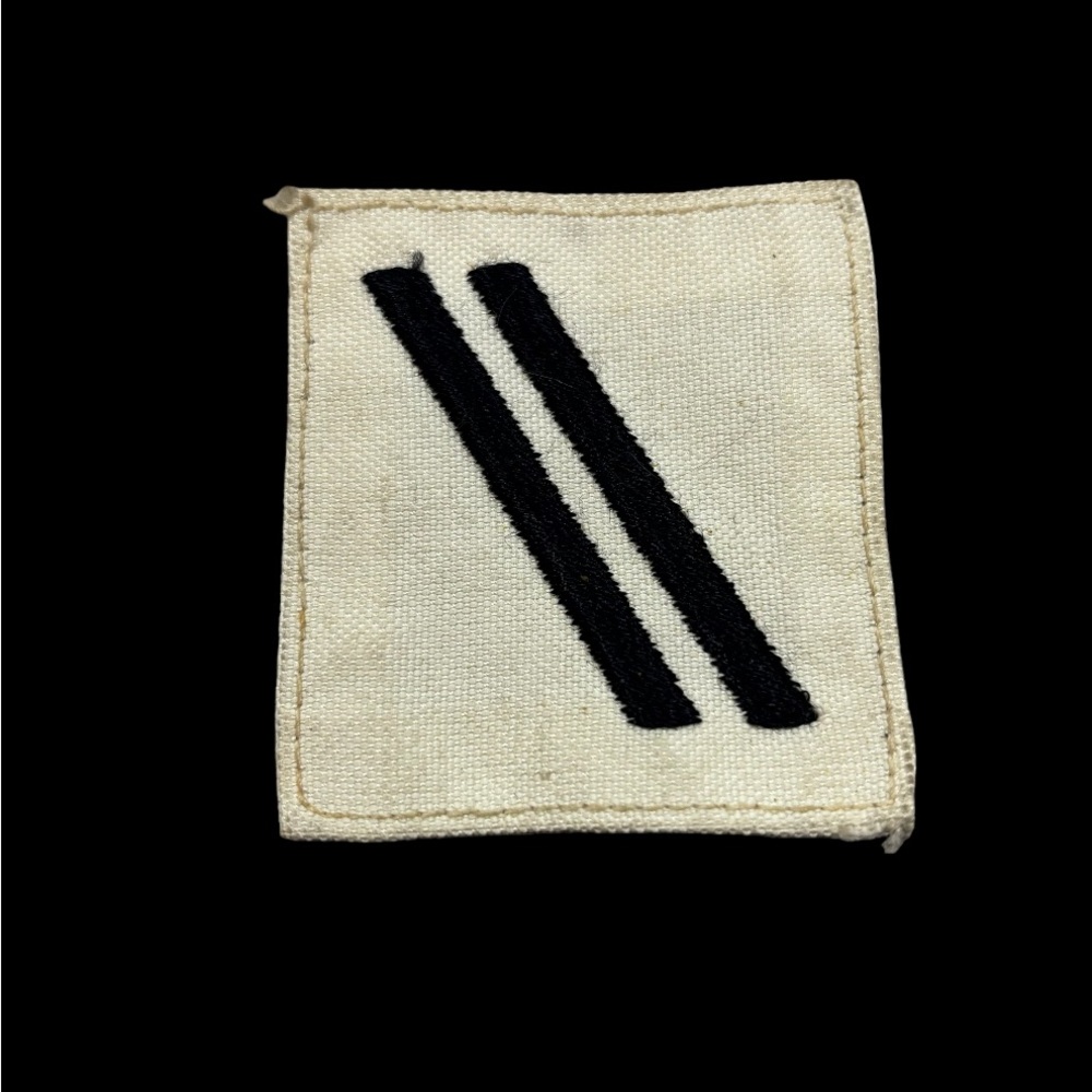 Vintage US Navy Seaman Apprentice Rate Patch Black White Militaria
